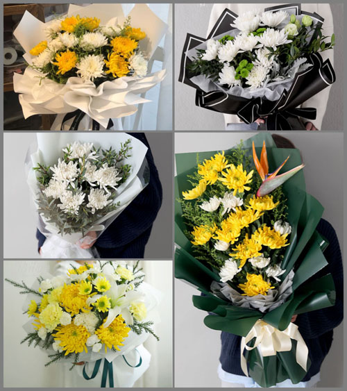 广东梅州市丰顺县汤西镇和安村白事花束代送